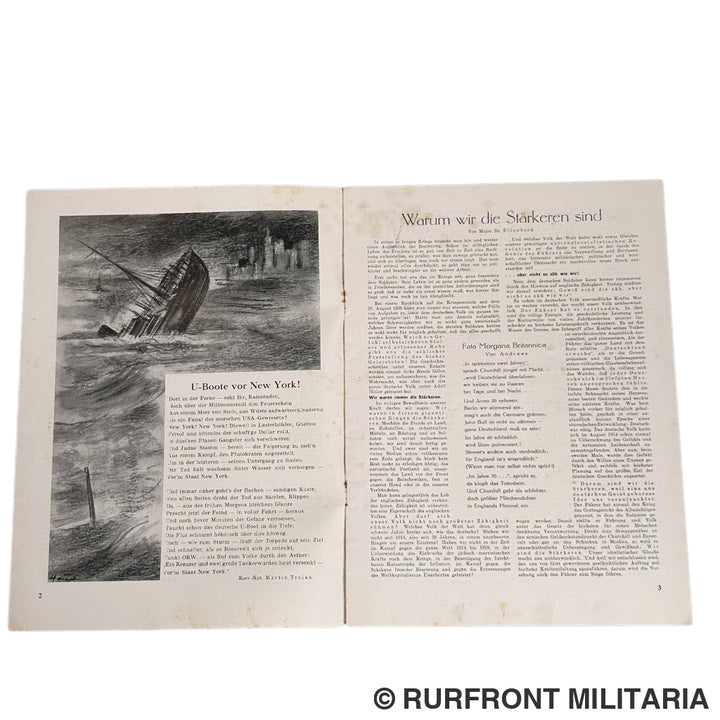 Marine Frontzeitschrift Die Heulboje Nr4 1942