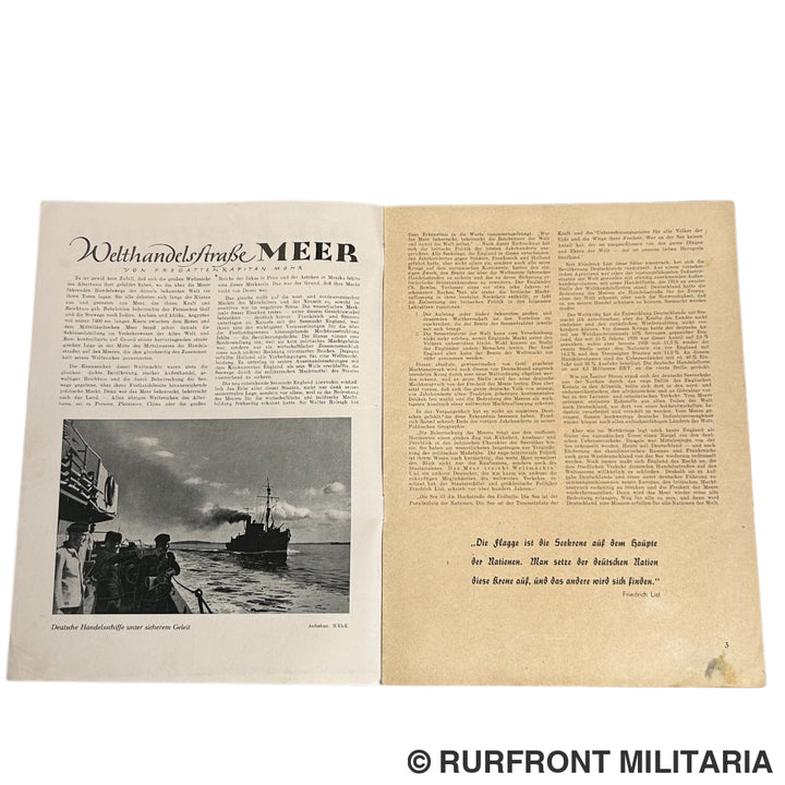 Marine Frontzeitschrift Die Heulboje Nr9 1942