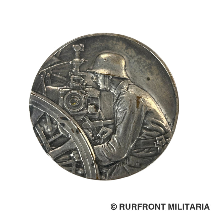 Medaille reichwehr Preisrichten 1922 Artillerie Regiment 4 in Etui