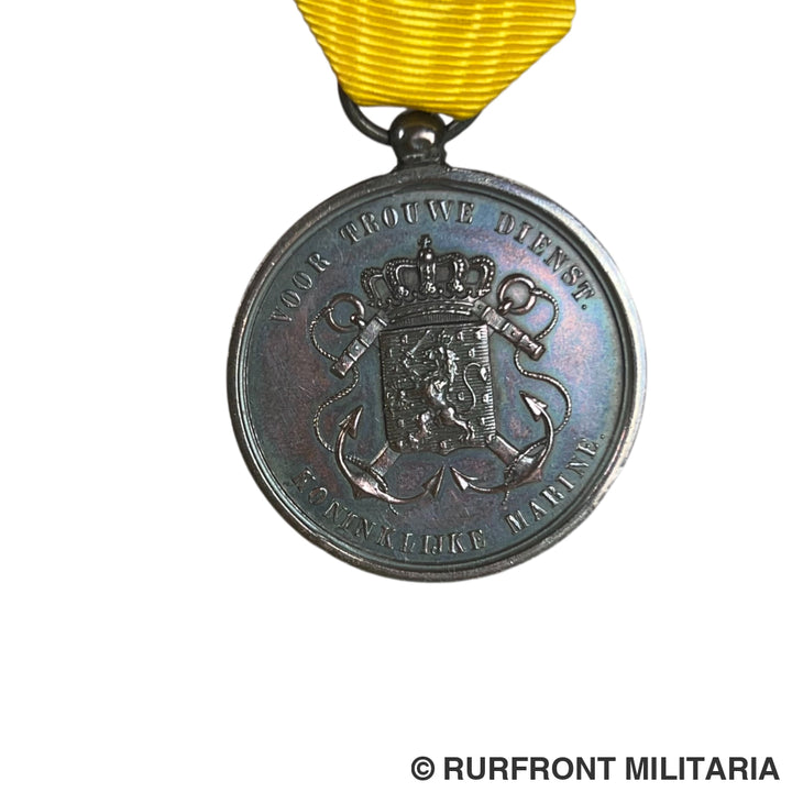 Medaille voor Langdurige Trouwe Dienst Koninklijke Marine in brons 36MM