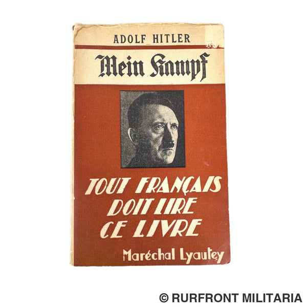 Mein Kampf Franse Editie 1E Druk 1934 Fernand Sorlot