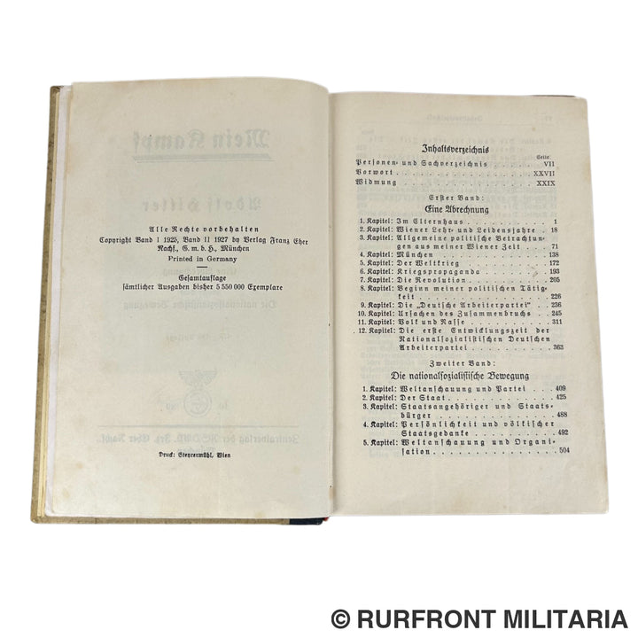 Mein kampf hochzeitsausgabe stad Stellichte Fallinbostel 1939