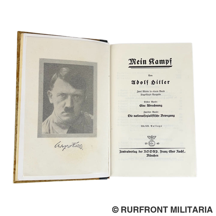 Mein Kampf kriegsausgabe 1940 stad Düsseldorf met Schüber