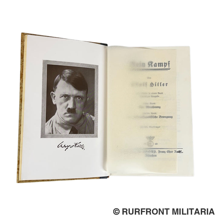 Mein Kampf kriegsausgabe 1940 stad Düsseldorf met Schüber