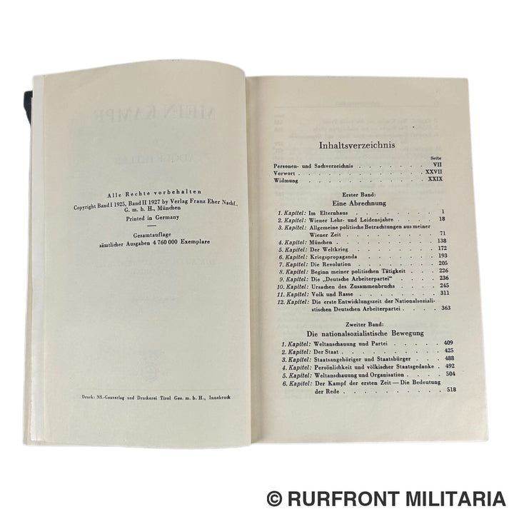 Mein kampf volksausgabe 1939