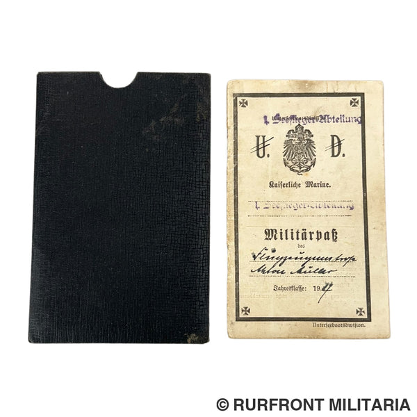 Militärpass 1. Seeflieger Abteilung
