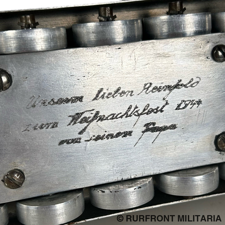 Modeltank met Widmung weihnachten 1944