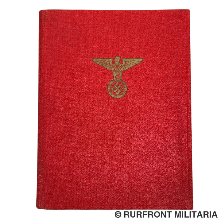 NSDAP Mitgliedsbuch set Familie Sollinger Ohlmühle Bogen.