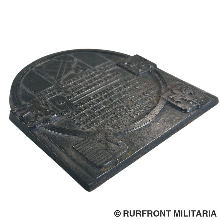 Plaquette Hier schafften wir Eisen 1940-1941