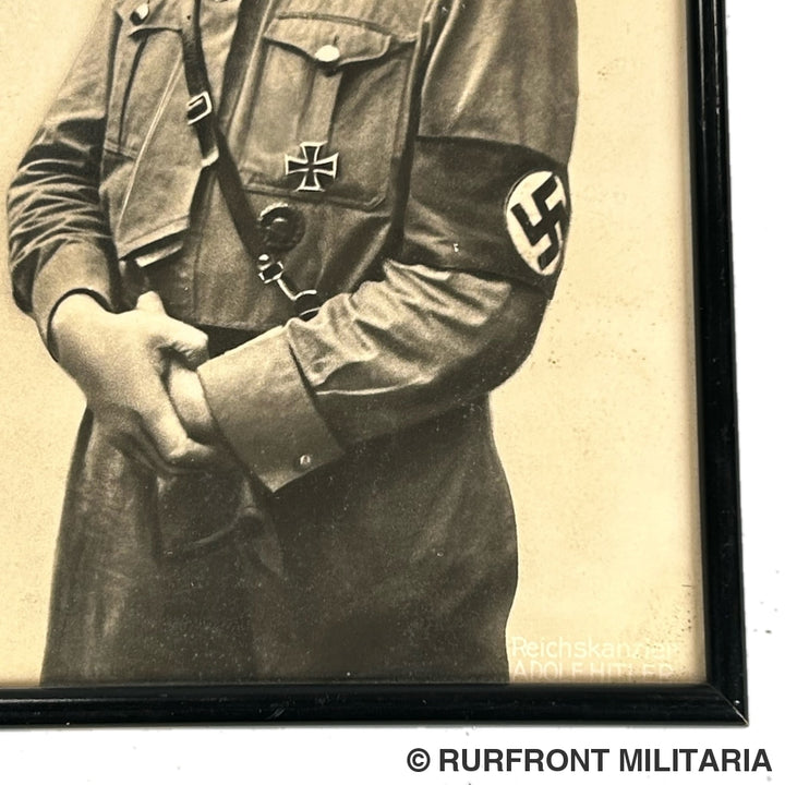 Portret Adolf Hitler In Originele Lijst