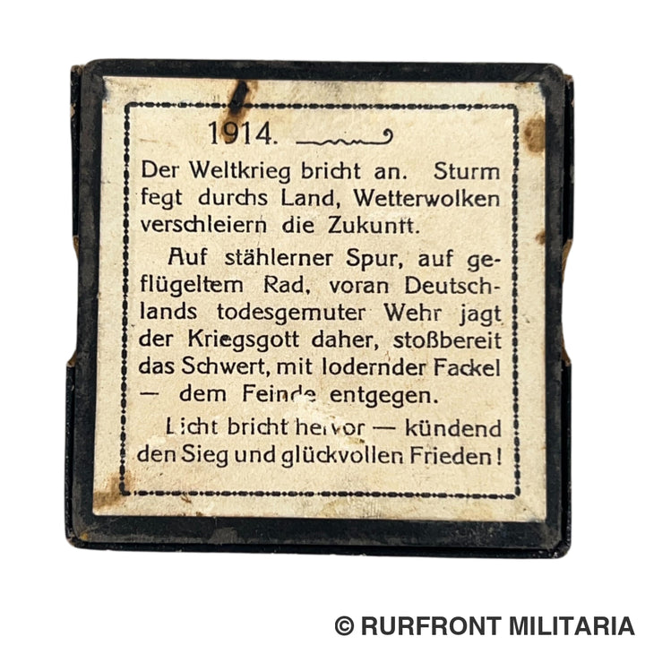 Preussen - Paul von Breitenbach Medaille 1914 – ’Eisenbahn-Töchterhort’ met Origineel Etui