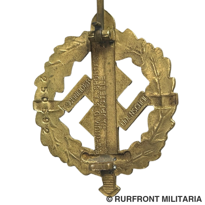 S.A. Sportabzeichen Bronze Typ 2 E.Schneider