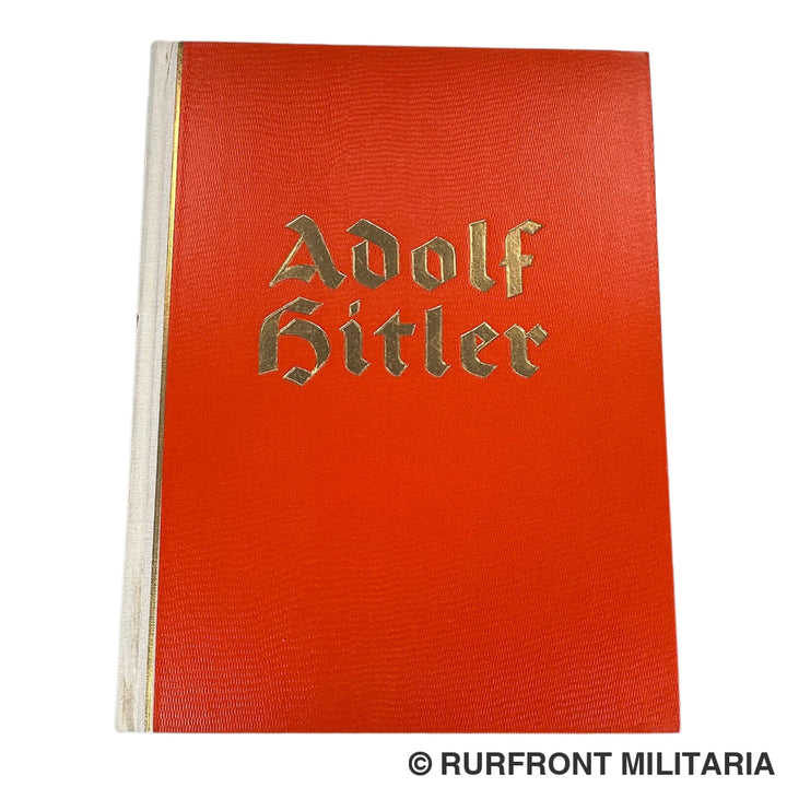 Sammelalbum Adolf Hitler met omslag en kartonnen hoes in unieke staat.