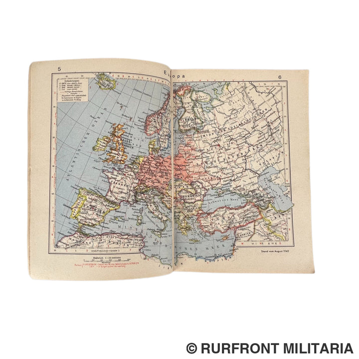 Taschen-Welt-Atlas Der Luftwaffe 1942