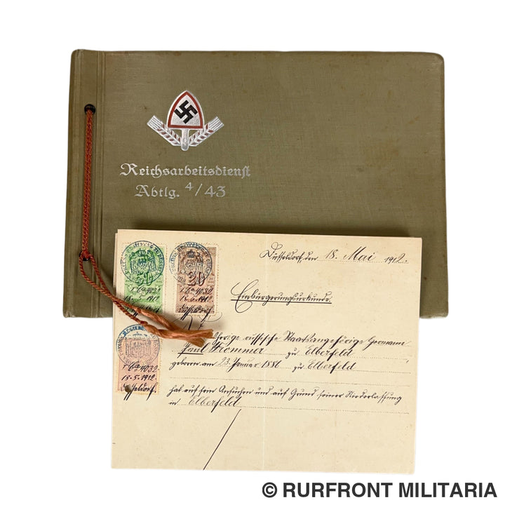 Topstuk! Duits RAD-Fotoalbum ’Abteilung 4/43 Kallies’ (1936) – Met 5 Zeldzame Privé-opnames Adolf Hitler!