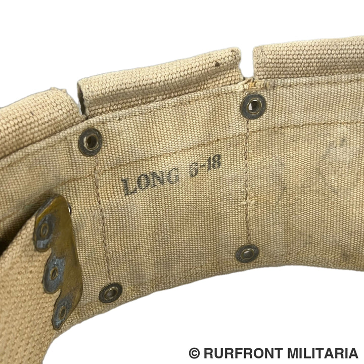 U.S. M1910 Dismounted Infantry Cartridge Belt (WWI - 1918)