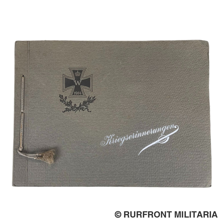 Uniek Duits/ Beiers WO1 Fotoalbum ’Kriegserinnerungen’ 214 Foto’s – Regio Arras-Postoberinspektor Müller