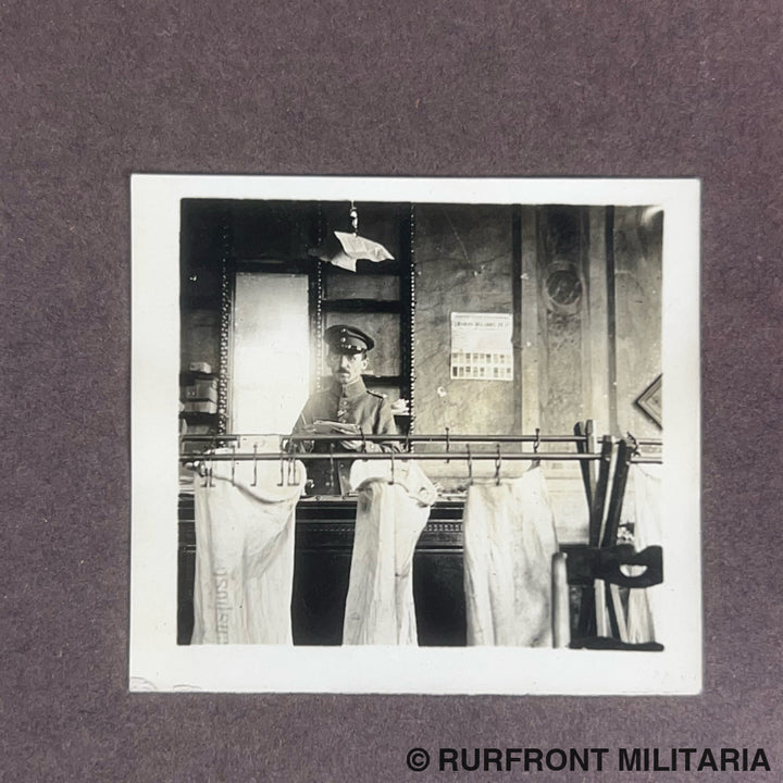 Uniek Duits/ Beiers WO1 Fotoalbum ’Kriegserinnerungen’ 214 Foto’s – Regio Arras-Postoberinspektor Müller