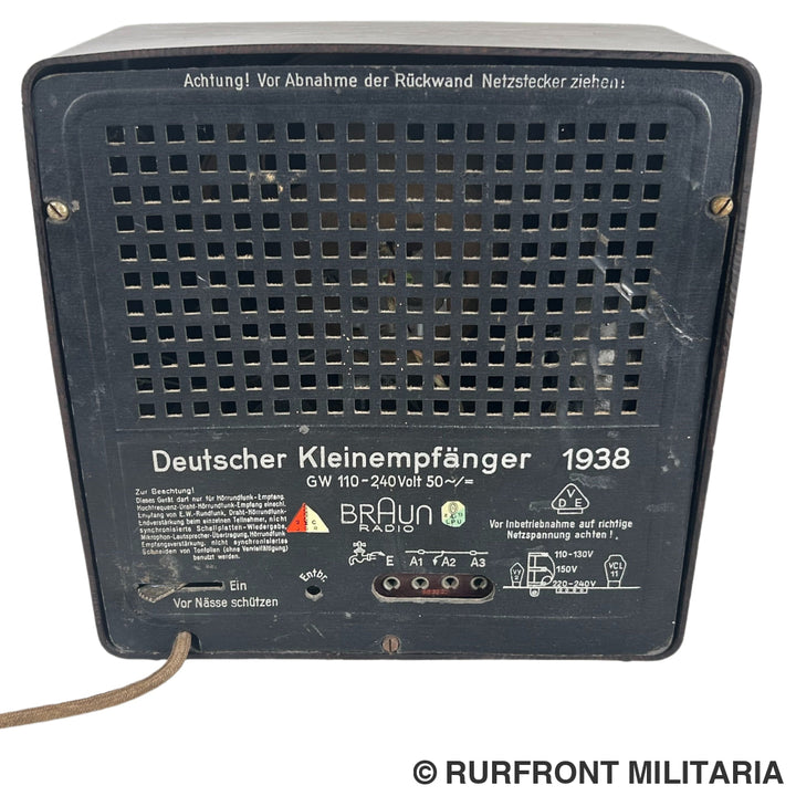 VOLKSEMPFANGER DKE 38 GOEBBELS-SCHNAUZE