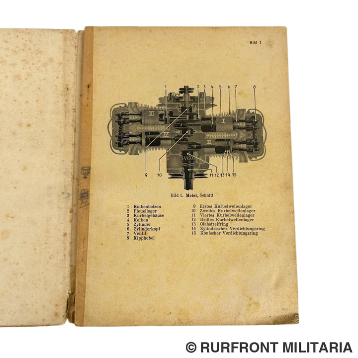 VW Typ 82 Kubelwagen Manual 1943 Volkswagen Kundendienst Very Rare!