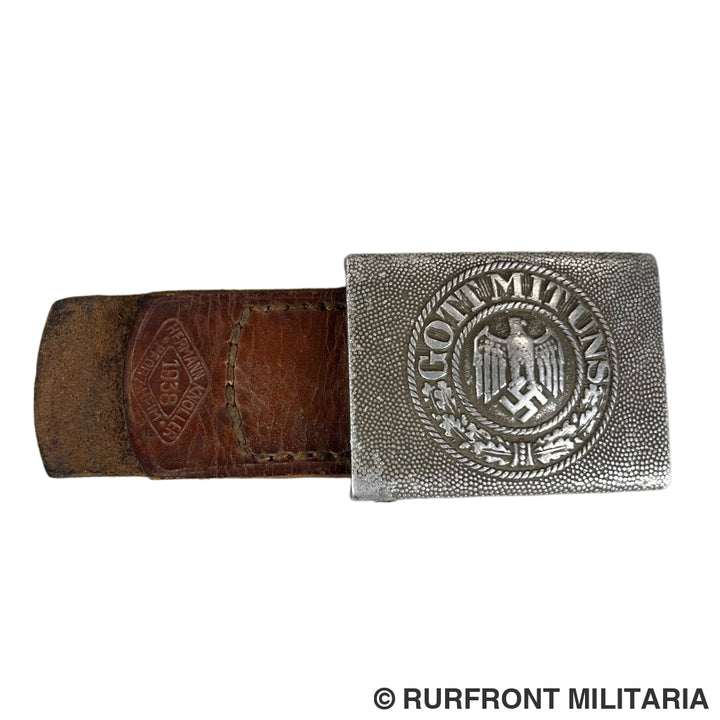 Wehrmacht Alu koppelslot Hermann Knöller Pforzheim