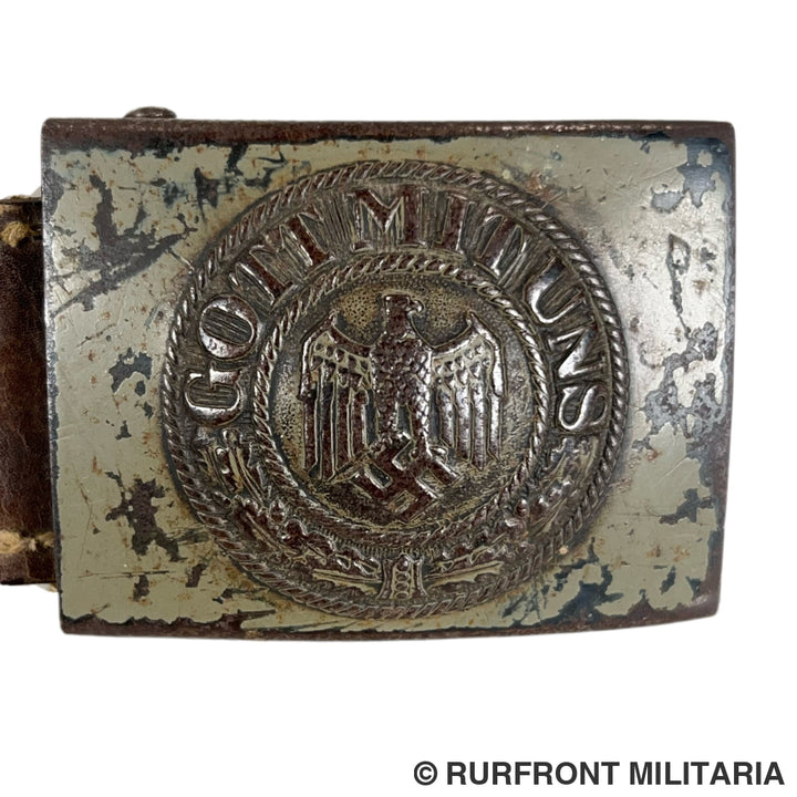 Wehrmacht belt buckle Hermann Knoller Pforzheim