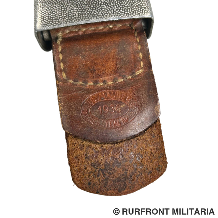 Wehrmacht Belt Buckle Julius Maurer 1936