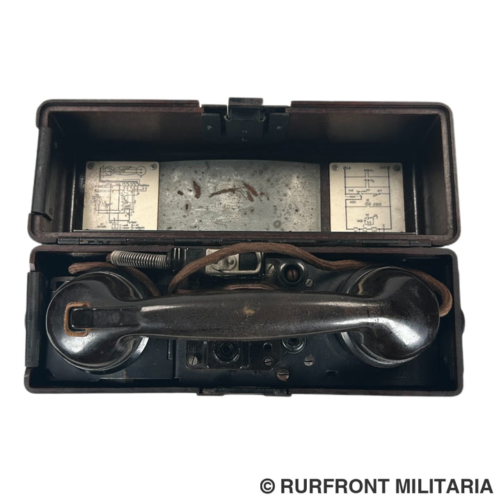 Wehrmacht FF33 Feldfernsprecher 33 Radio Mende & Co Dresden 1944 matching