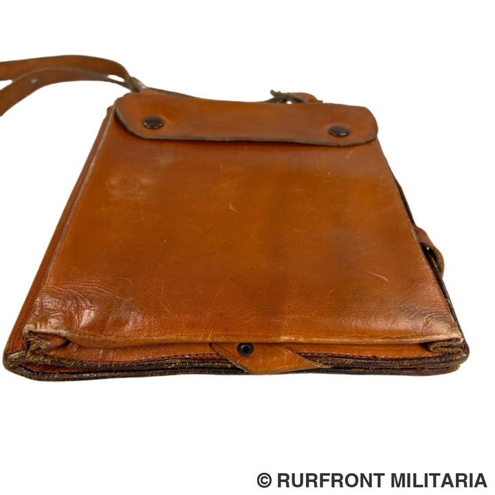 Wehrmacht Pionier Bataillon 182 kaartentas officier private purchase op naam