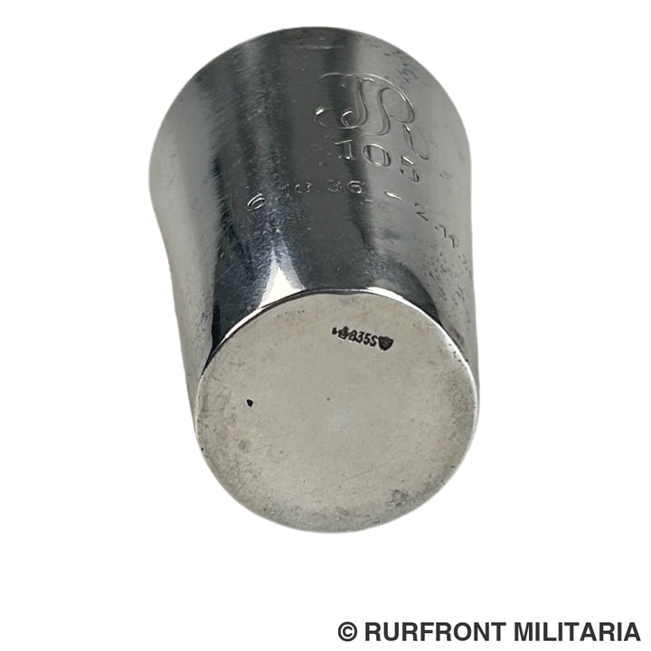 Wehrmacht zilveren Schnapsbecher Infanterie Regiment 105