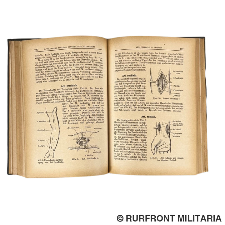 WH (Heer) Buch - ’Feldchirurgie - Leitfaden für den Sanitätsoffizier der Wehrmacht’ (1943)