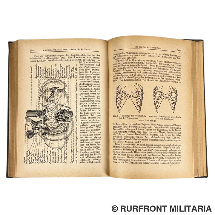 WH (Heer) Buch - ’Feldchirurgie - Leitfaden für den Sanitätsoffizier der Wehrmacht’ (1943)