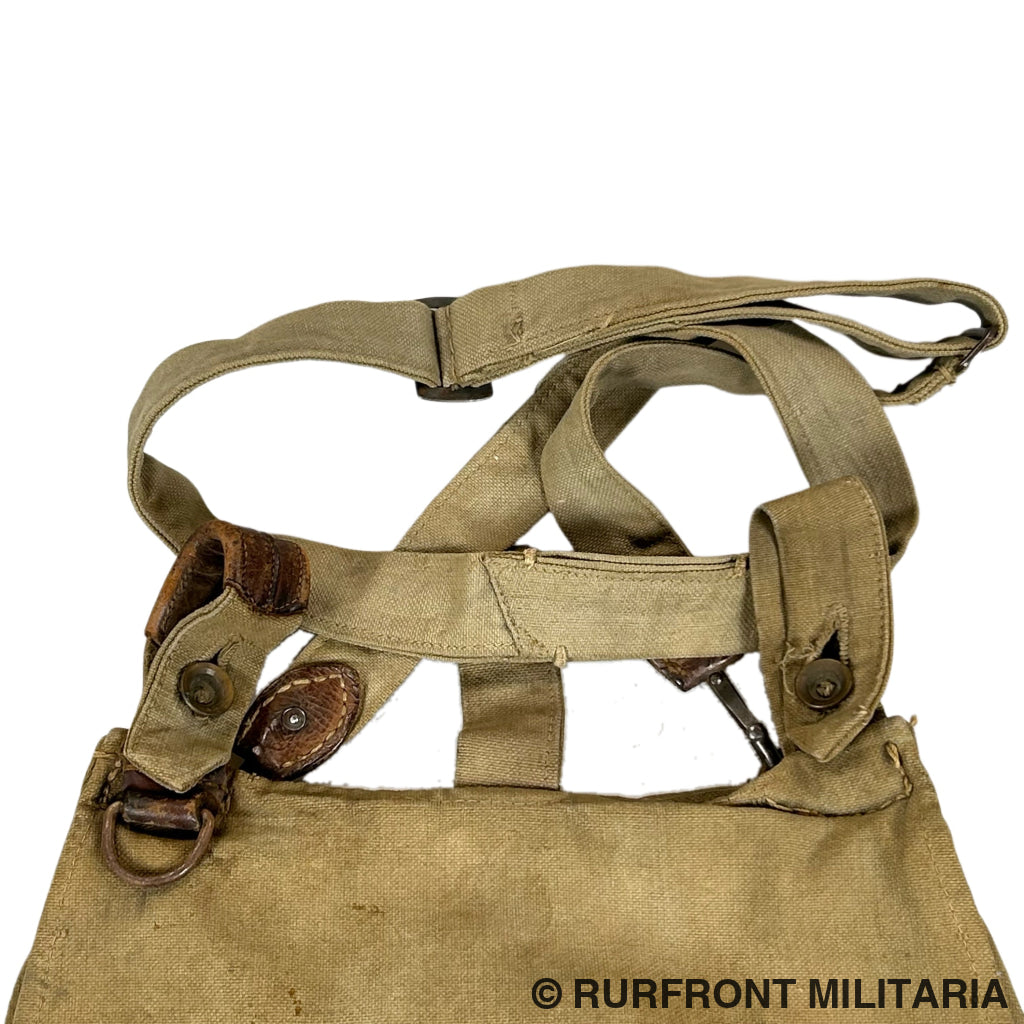 ww1 German bread bag with belt Stromeyer & Co 1915 infantry regiment 1