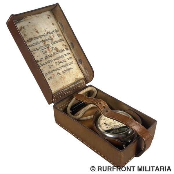WO1 DUITSE ELEMENTPRÜFER NEUER ART IN TAS Franz Cobau Berlin 1918