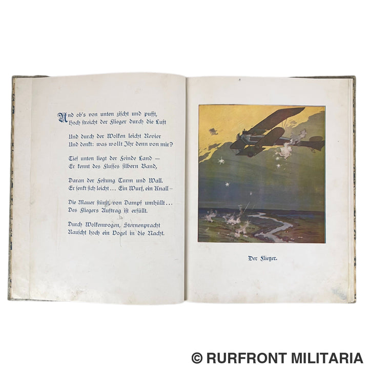 WO1 Thuisfront Propaganda Kinderboek “Vater ist im Kriege” - 1915
