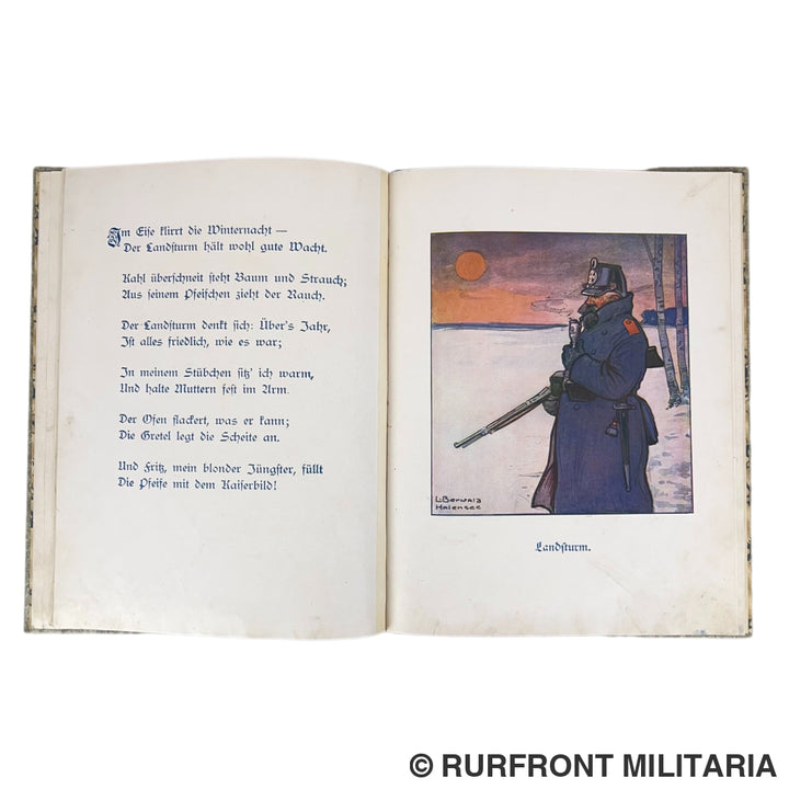 WO1 Thuisfront Propaganda Kinderboek “Vater ist im Kriege” - 1915