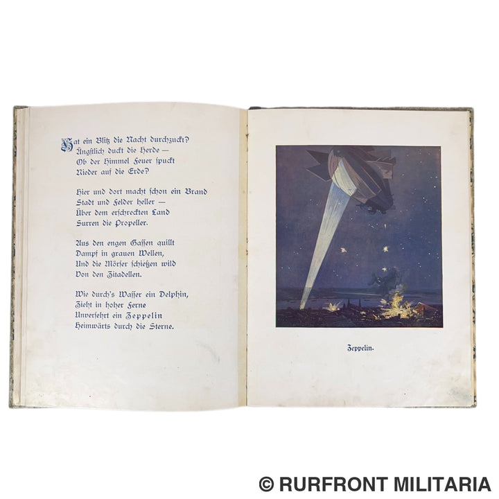 WO1 Thuisfront Propaganda Kinderboek “Vater ist im Kriege” - 1915