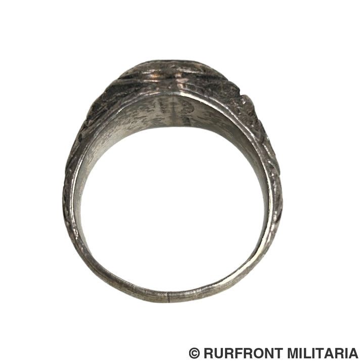 Wo1 Us Army Sterling Zilveren Ring 1917