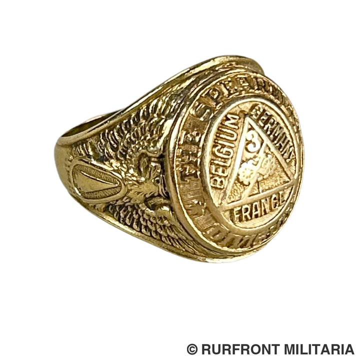 Wo2 Us Spearhead Division 10 Karaat Veelvouden Ring