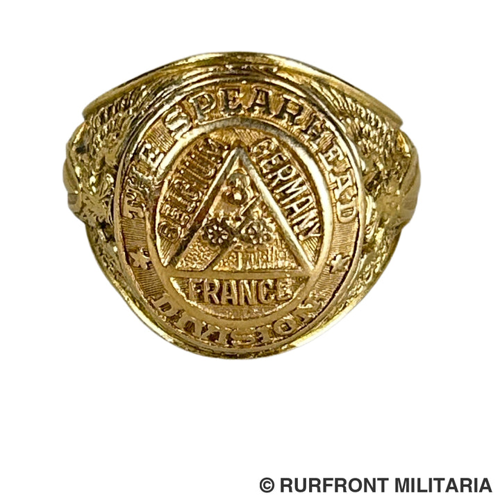 Wo2 Us Spearhead Division 10 Karaat Veelvouden Ring