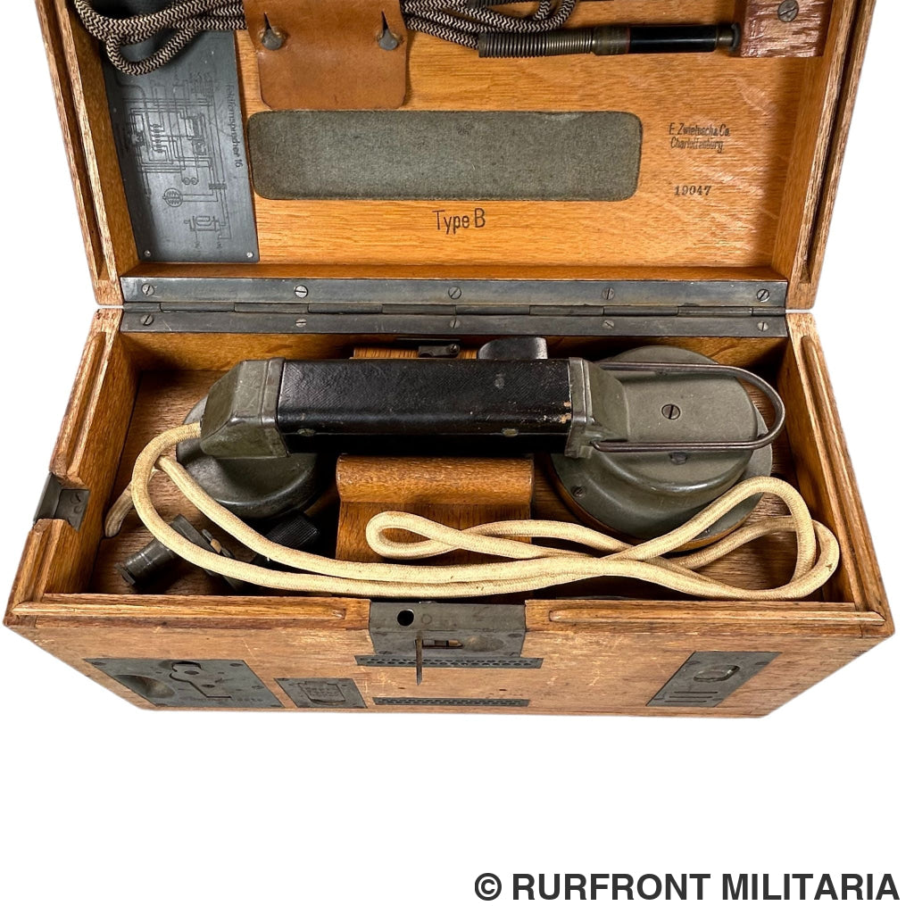 WW1 Imperial field telephone Type 16b matching! – Rurfront Militaria