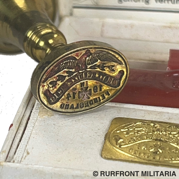 Ww1 imperial Feldpost Petschaft Stempel set 1914