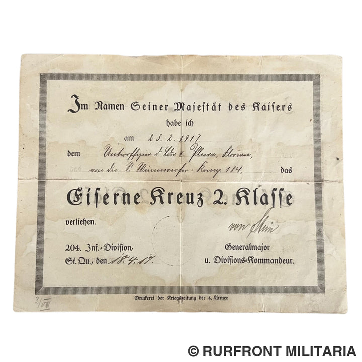 Ww1 militärpass set Florian Plewa Minenwerfer Bataillon 8 Westfront