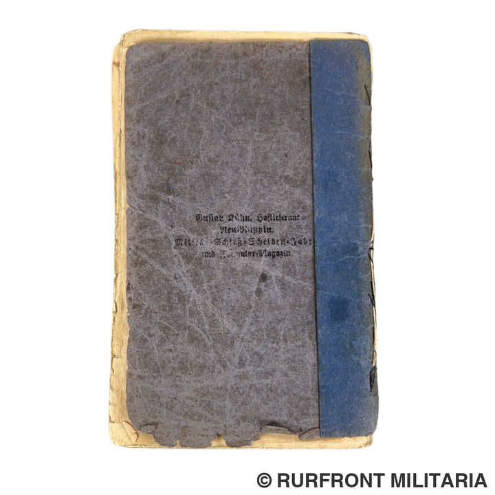 Ww1 militärpass set Florian Plewa Minenwerfer Bataillon 8 Westfront