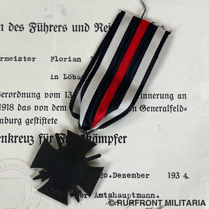 Ww1 militärpass set Florian Plewa Minenwerfer Bataillon 8 Westfront