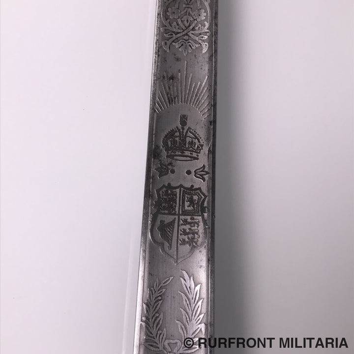 Britse 1897 Pattern Infantry Officers Sword George V Wo1
