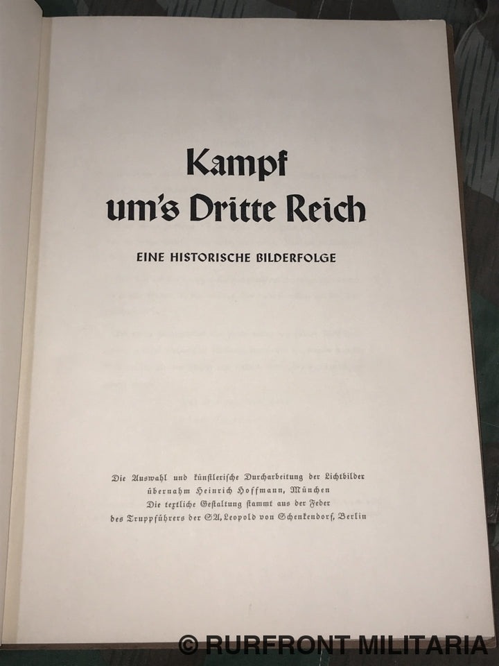 Cigarettenbilderalbum Kampf Ums Dritte Reich
