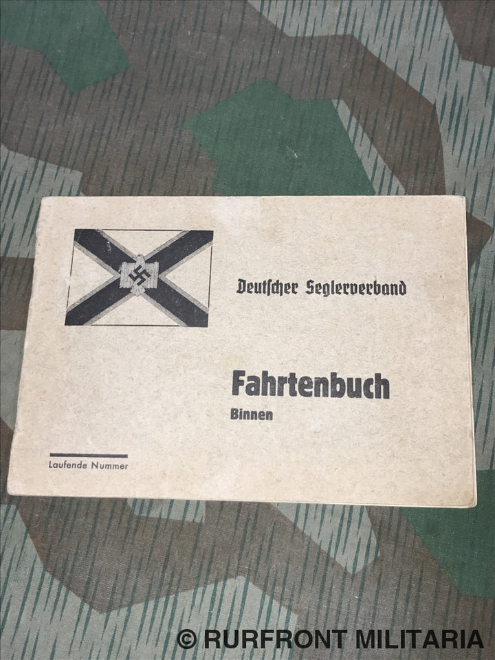 Fahrtenbuch Deutscher Seglerverband.