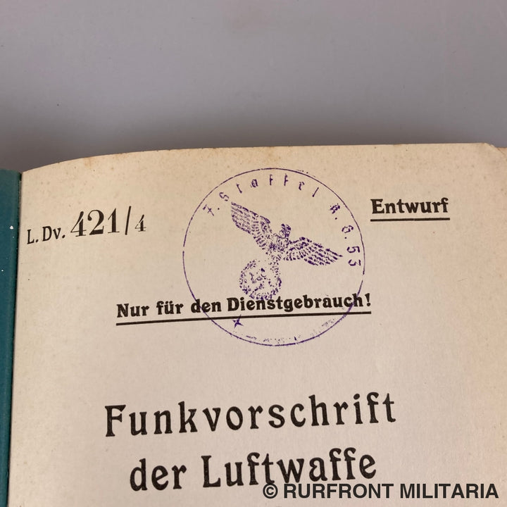 Funkvorschrift Der Luftwaffe Heft 4 Kampfgeschwader 53 Legion Condor