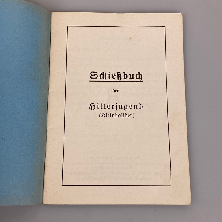 Schiessbuch der Hitlerjugend (small caliber)